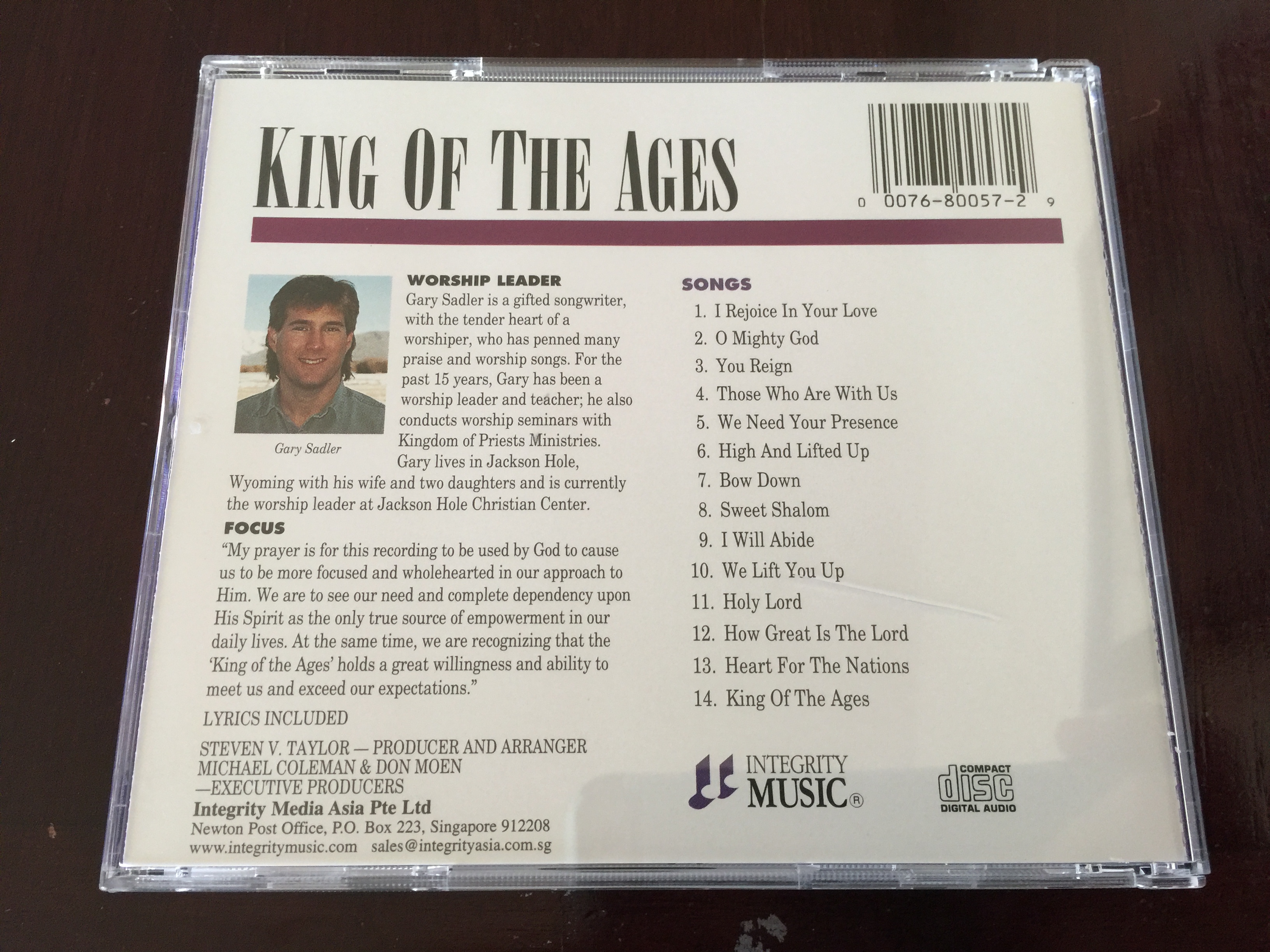 King of the Ages - Hosanna Music 1